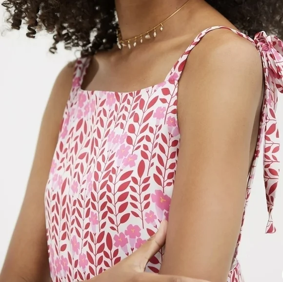 Lobo Rosa Arara Mini Dress from Anthropologie in Pink and White Size Large NWT - Picture 3 of 8